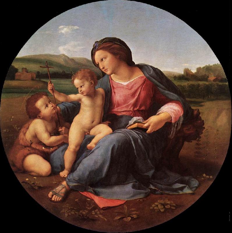 RAFFAELLO Sanzio The Alba Madonna oil painting image